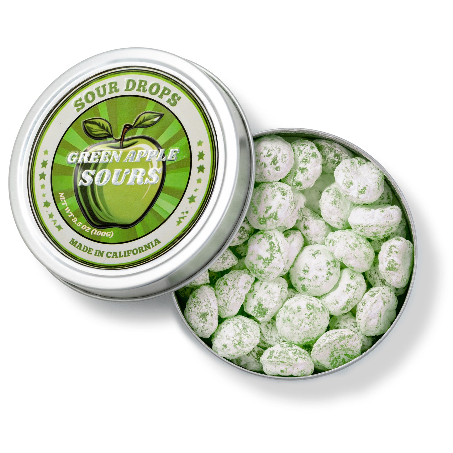 green apple sours hard candy