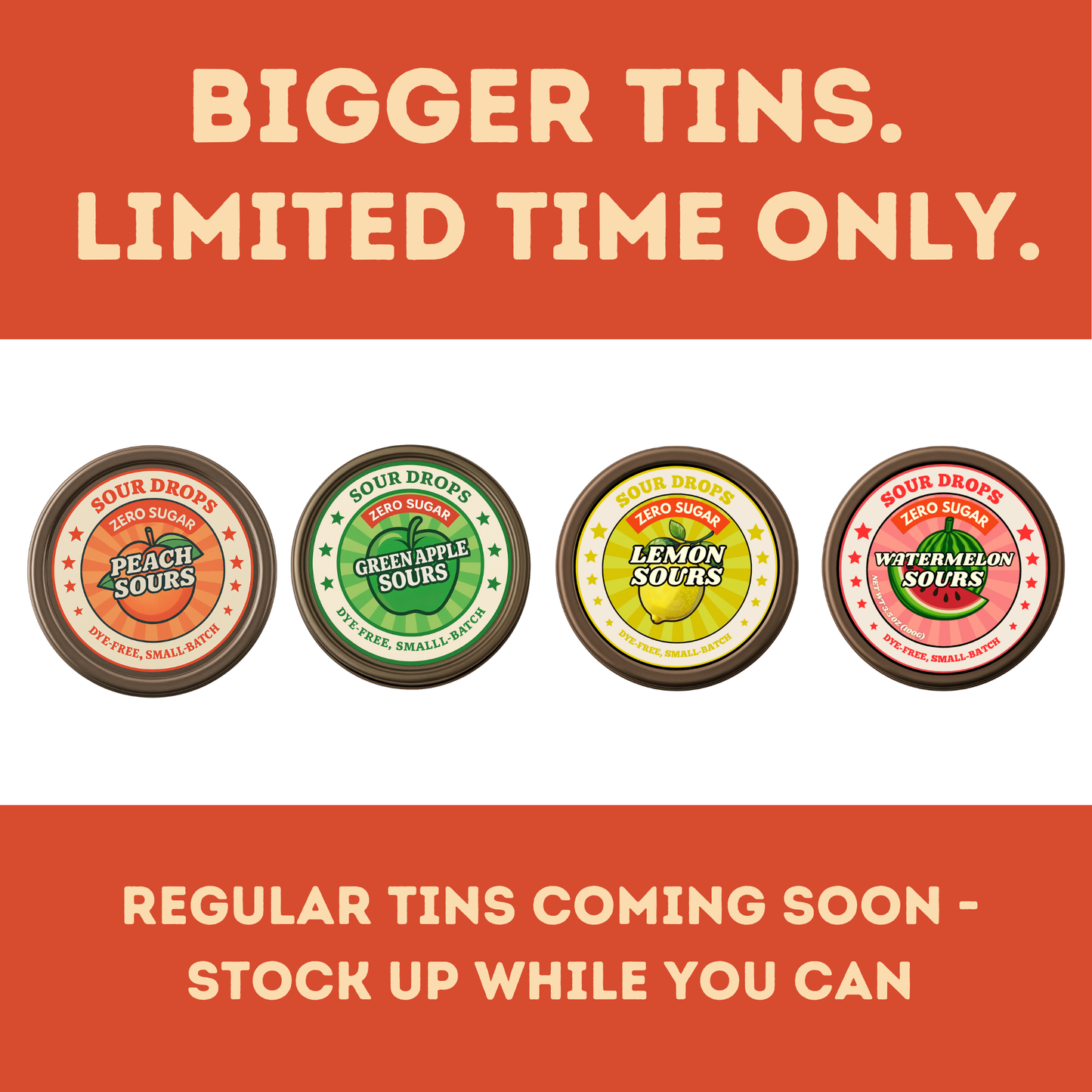 Zero Sugar Sours 4-Tin Variety Pack