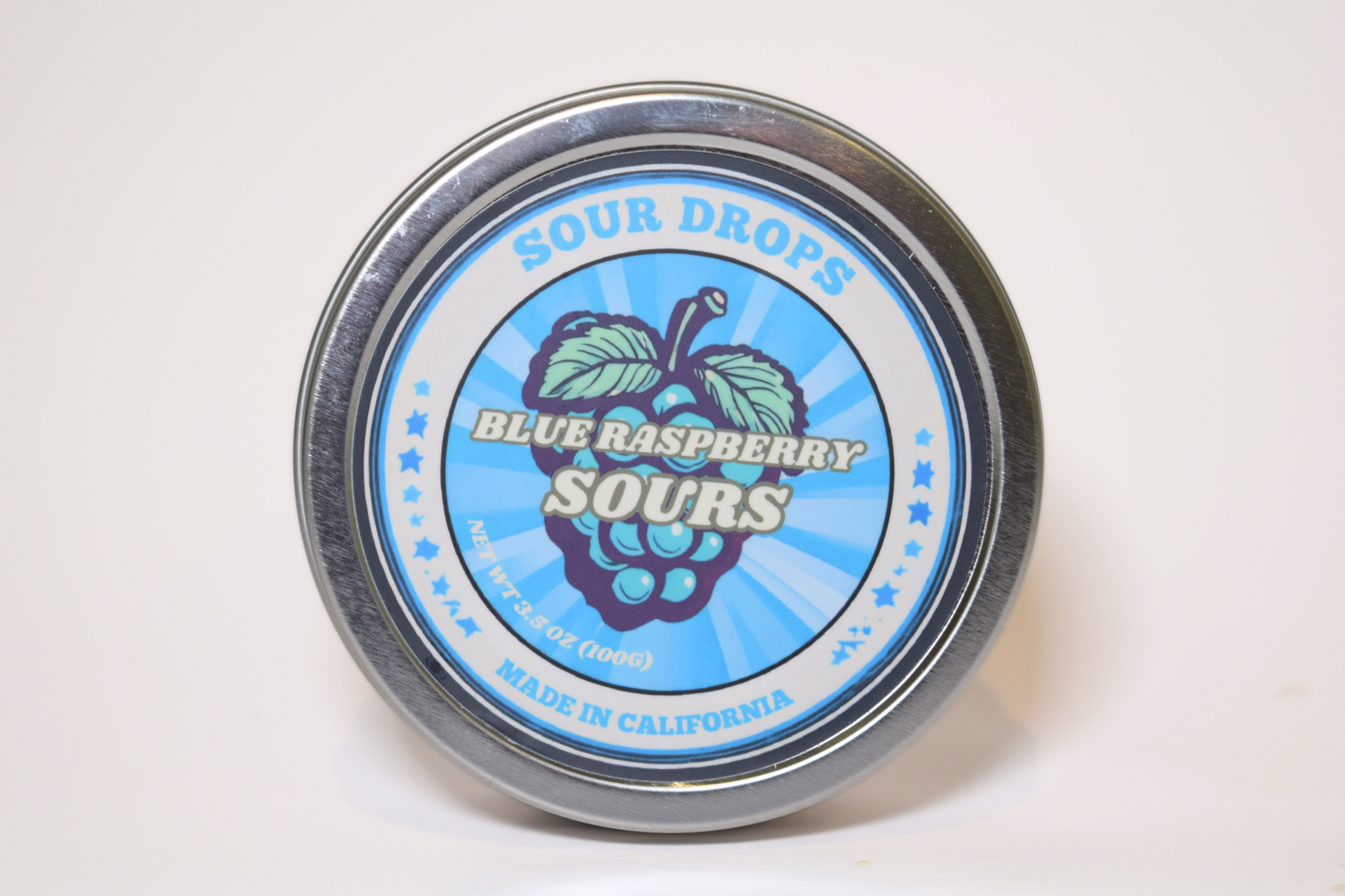 blue raspberry sour hard candy