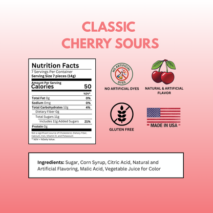 cherry sours nutrition facts