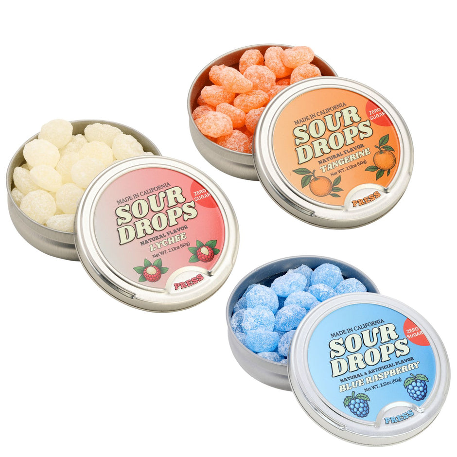 Zero Sugar Sour Candy | No Artificial Dyes or Sweeteners – Sour Drops