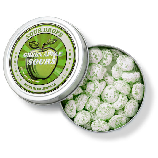 green apple sours hard candy