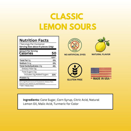 classic lemon sours hard candy