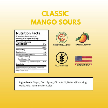 classic mango sours nutrition facts