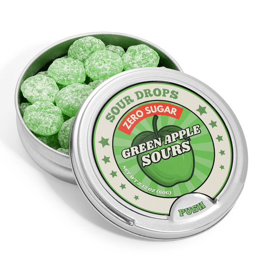 green apple sours hard candy
