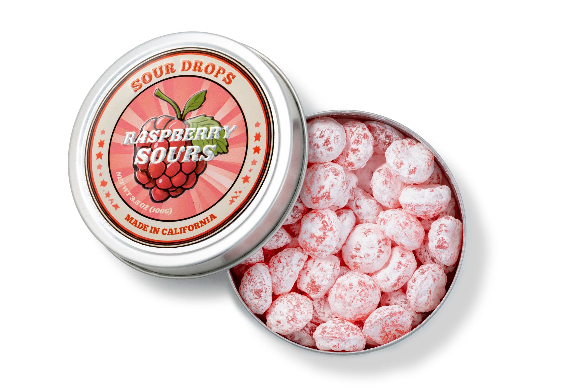 raspberry sours hard candy