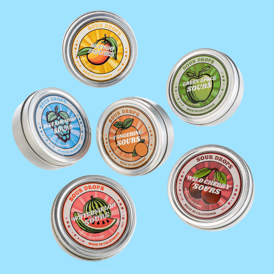 sour drops core flavors